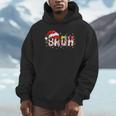 Santa Bruh Baseball Christmas Xmas Meme Pajamas Family Unisex Hoodie