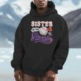 Sister Rookie Of Year 1st Birthday Baseball Theme Matching Unisex Hoodie