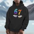 Six Seven Ice Cream Drip Cool Meme 67 Number Baseball Unisex Hoodie Six Seven Ice Cream Drip Cool Meme 67 Number Baseball Unisex Hoodie