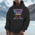 I Survived 100 Days Of School Baseball Boys Students Unisex Hoodie I Survived 100 Days Of School Baseball Boys Students Unisex Hoodie
