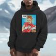 Tea Pop Art Comic Book Cartoon Tea Party Tea Lover Drinking Unisex Hoodie