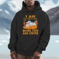 I Am Thankful For Books Cats And Coffee Thanksgiving Unisex Hoodie I Am Thankful For Books Cats And Coffee Thanksgiving Unisex Hoodie