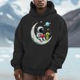 UFO Alien Astronaut Reading Book In Space Unisex Hoodie UFO Alien Astronaut Reading Book In Space Unisex Hoodie