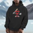 Valentines Day Heart Baseball Player Sports Boys Kids Men Unisex Hoodie
