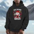 Valentines Day Six Seven Bruh 6 7 Meme Baseball Drip Boys Unisex Hoodie Valentines Day Six Seven Bruh 6 7 Meme Baseball Drip Boys Unisex Hoodie