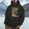 Vintage Horror Comic Book Cover Shadowed Library Zombie Unisex Hoodie Vintage Horror Comic Book Cover Shadowed Library Zombie Unisex Hoodie