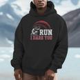 Vintage Humor Baseball Apparel Run I Dare You Unisex Hoodie Vintage Humor Baseball Apparel Run I Dare You Unisex Hoodie