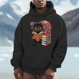 Vintage Japanese Cat Book Lovers Librarian Dad Teacher Unisex Hoodie