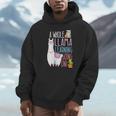 A Whole Llama Learning Going On Book Reading School Llama Unisex Hoodie A Whole Llama Learning Going On Book Reading School Llama Unisex Hoodie