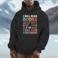 I Will Read Books On A Boat With a Goat On Train Book Lover Unisex Hoodie I Will Read Books On A Boat With a Goat On Train Book Lover Unisex Hoodie