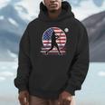Women's Batter Patriotic American Flag Baseball Silks Unisex Hoodie Women's Batter Patriotic American Flag Baseball Silks Unisex Hoodie