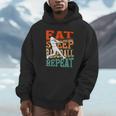 Women's Eat Sleep Baseball Repeat Vintage Player Sport Lover Retro Unisex Hoodie Women's Eat Sleep Baseball Repeat Vintage Player Sport Lover Retro Unisex Hoodie