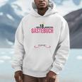 18th Birthday Girl 18 Years Party Guest Book Unisex Hoodie