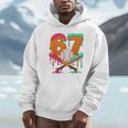 67 Ice Cream Drip Baseball Number 67 Player 67th Birthday Unisex Hoodie