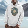 Baseball Drip Ice Cream Glove With Sprinkles And Ball Youth Premium Tri-Blend Unisex Hoodie