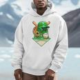 Baseball Life Style Ice Cream Drip Green Premium Tri-Blend Unisex Hoodie Baseball Life Style Ice Cream Drip Green Premium Tri-Blend Unisex Hoodie