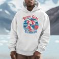 Book Girl Summer Women Retro Bookish Vacation Reader Unisex Hoodie