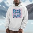 Book Lover Reading Enthusiast Bold Stripes Comfort Colors Crop Top Unisex Hoodie