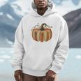 Book Pumpkin Autumn Halloween Literary Readers Unisex Hoodie