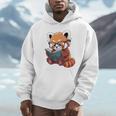Book Reading Red Panda Reader Animal Cute Red Panda Premium Tri-Blend Unisex Hoodie Book Reading Red Panda Reader Animal Cute Red Panda Premium Tri-Blend Unisex Hoodie