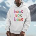 Book Tok Babe Bookish Woman Loves To Read Reading Novels Unisex Hoodie
