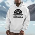 Bookworm Extrovert Fun Book Lovers Reading Unisex Hoodie Bookworm Extrovert Fun Book Lovers Reading Unisex Hoodie