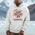 Boys & Women Men Baseball Valentine With Hearts Sporty Love Unisex Hoodie Boys & Women Men Baseball Valentine With Hearts Sporty Love Unisex Hoodie