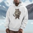 Cat Book Lover Reading Men Women Kids Unisex Hoodie