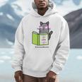 Cats And Books Happiness Cartoon Cat Pun For Women Unisex Hoodie Cats And Books Happiness Cartoon Cat Pun For Women Unisex Hoodie
