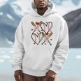 Coquette Bow XOXO Baseball Lover Heart Valentine Game Day Unisex Hoodie Coquette Bow XOXO Baseball Lover Heart Valentine Game Day Unisex Hoodie