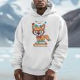 Cute Fox Smart Nerdy 1st Day School Teachers Students Books Unisex Hoodie