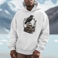 Dark Academia Raven Skull Books Unisex Hoodie