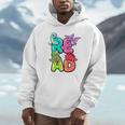 Dinosaur Read Book Lover Dino Reading Kids Premium Tri-Blend Unisex Hoodie Dinosaur Read Book Lover Dino Reading Kids Premium Tri-Blend Unisex Hoodie