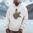 Disney The Jungle Book Mowgli And Baloo Chillin Unisex Hoodie Disney The Jungle Book Mowgli And Baloo Chillin Unisex Hoodie