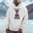 Education Is Freedom African American Girl Reading Book Unisex Hoodie