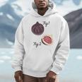Fig 1 Figs Fruit Scientific Drawing Textbook Graphic Unisex Hoodie