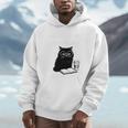 First Of All I’m A Delight Cute Cat Books Coffee Humor Unisex Hoodie First Of All I’m A Delight Cute Cat Books Coffee Humor Unisex Hoodie