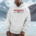 Guest List 60th Guest List Guest Book 60th Birthday Woman Man Unisex Hoodie