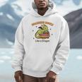 Hoarding Books Like a Dragon Reading Unisex Hoodie