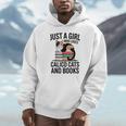 Just A Girl Who Loves Calico Cats And Books Minimal Tee Unisex Hoodie Just A Girl Who Loves Calico Cats And Books Minimal Tee Unisex Hoodie