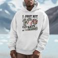 I Just Hit 100 Days Of School Camo Baseball 100 Days Smarter Unisex Hoodie