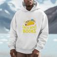 Let's Taco About Books Mexican Pun Bookworm Premium Tri-Blend Unisex Hoodie
