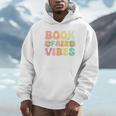 Library Book Fair Vibe Groovy Retro School Reading Nostalgic Unisex Hoodie Library Book Fair Vibe Groovy Retro School Reading Nostalgic Unisex Hoodie