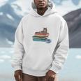 Life Is Better With Coffee Cats And Books For Cats Lover Unisex Hoodie