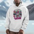 I Lift So I Can Carry More Books Reader Weightlifting Premium Tri-Blend Unisex Hoodie