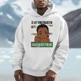 Lil Mr Kindergarten Prince Boys Melanin Boy Read Books Unisex Hoodie