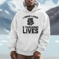 I Have Lived A Thousand Lives Trendy Book Reading Literary Unisex Hoodie I Have Lived A Thousand Lives Trendy Book Reading Literary Unisex Hoodie