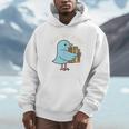 Read Mo Books Cute Bird Reading Kids Book Lover Unisex Hoodie Read Mo Books Cute Bird Reading Kids Book Lover Unisex Hoodie