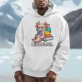 Readalotl a Kawaii Axolotl Reading a Book As Readsalotl Raglan Baseball Tee Unisex Hoodie
