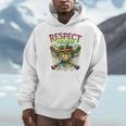 Respect The Drip Mardi Gras Baseball Ice Cream Boys Carnival Unisex Hoodie
